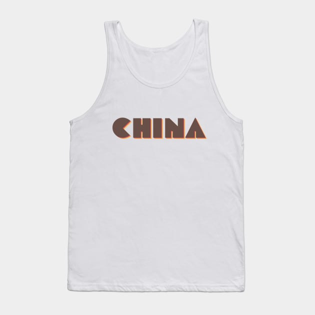 China! Tank Top by MysticTimeline